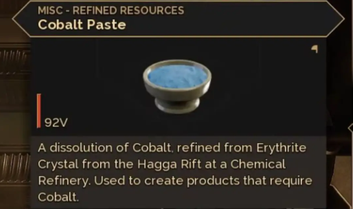 cobalt paste